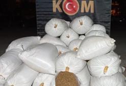 Kayseri'de 1 ton 760 kilo kaçak tütün ele geçirildi