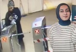 Rojin'in kaldığı yurttan çıktığı anlar, güvenlik kamerasında