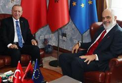 Cumhurbaşkanı Erdoğan, Arnavutluk Başbakanı Rama ile bir araya geldi