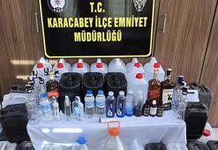 Bursa'da sahte ve kaçak içki operasyonu; 2 gözaltı