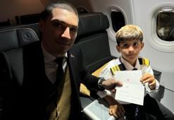 9 yaşındaki kağıt toplayıcısı çocuğun uçma hayali gerçek oldu