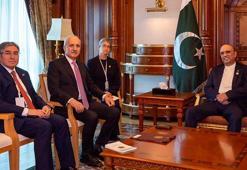 TBMM Başkanı Kurtulmuş, Pakistan Cumhurbaşkanı Zardari ile bir araya geldi