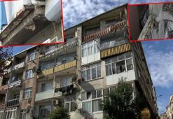 Bayrampaşa'da 60 yıllık 38 daireli binadan beton parçaları dökülüyor