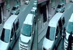 Esenyurt'ta hafif ticari araçtan aksesuar hırsızlığı