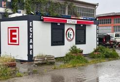 100 bin ilaç kapasiteli konteyner eczane