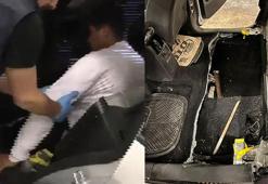 Kapıkule'de otomobilin koltuğunun altında 2 kaçak göçmen yakalandı