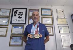 78 yaşındaki atletten, 17 yıldır katıldığı Balkan Şampiyonası’nda 17 birincilik