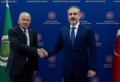 Bakan Fidan, Arap Birliği Genel Sekreteri Ebu Gayt'ı kabul etti