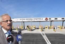 Bakan Uraloğlu: Aydın-Denizli Otoyolu ile 2 saat süren yolculuk süresi 55 dakikaya indi