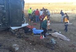 Aksaray'da tur otobüsü devrildi; 6 ölü, 34 yaralı
