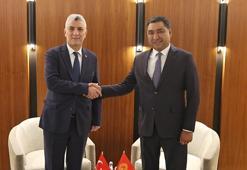 Bakan Bolat, Kırgızistan Ekonomi ve Ticaret Bakanı Amangeldiev ile bir araya geldi