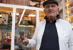 Berber dükkanında antika eşya nostaljisi