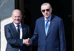 Cumhurbaşkanı Erdoğan, Almanya Başbakanı Olaf Scholz ile bir araya geldi