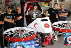 Liselilerin ilk yardım dronu birinci oldu