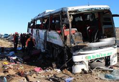 Aksaray'da tur otobüsünün devrildiği kazada ölü sayısı 7'ye yükseldi