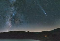Nemrut Krater Gölü'nde Atlas Kuyruklu Yıldızı'nı görüntüledi