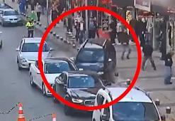 Çelme atıp kaçmaya çalışan firari hükümlüyü yakalattı