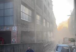 Zeytinburnu'nda iş merkezinde yangın