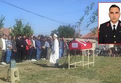 Kazada ölen karakol komutanı son yolculuğuna uğurlandı