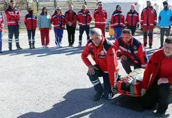 UMKE'nin eksi 8 derecede zorlu eğitimi