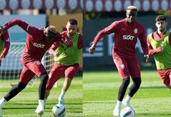 Galatasaray, Beşiktaş derbisinin mesaisine devam etti