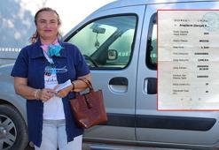 Aracıyla hiç gitmediği İstanbul'dan ceza geldi