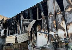 Yanan fabrikadaki zarar, gün ağarınca ortaya çıktı