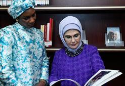 Emine Erdoğan, Senegal Cumhurbaşkanının eşi Marie Khone Fay ile bir araya geldi