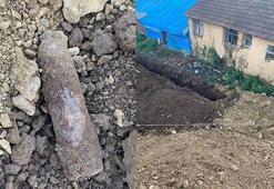 Bursa'da kazı sırasında top mermisi bulundu