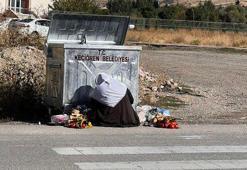 Çöpten yiyecek topluyor gibi davranıp dilenen kadın gözaltına alındı