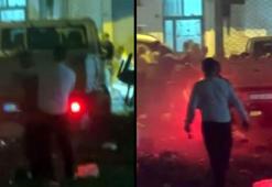 Avcılar'da sokaktaki kına gecesine kamyonetle daldı