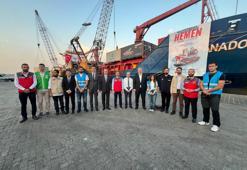 İnsani yardım gemisi Lübnan'a ulaştı