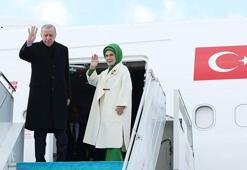 Cumhurbaşkanı Erdoğan Kırgızistan'a gitti