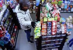 Markette Dubai çikolatası hırsızlığı kamerada