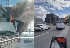 Bahçelievler'de özel okulda yangın