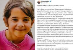 RTÜK Başkanı Şahin'den 'Narin Güran davası' açıklaması