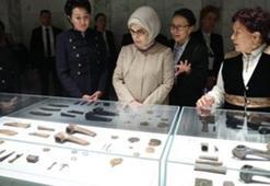Emine Erdoğan, Kırgız Cumhuriyeti Milli Tarih Müzesi'ni ziyaret etti