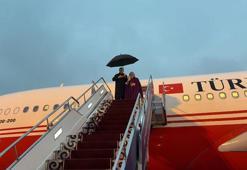 Cumhurbaşkanı Erdoğan Kırgızistan'dan ayrıldı