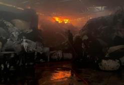 Hatay'da çırçır fabrikasında yangın kontrol altında