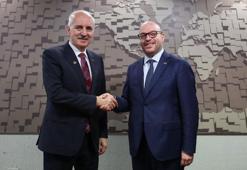 TBMM Başkanı Kurtulmuş, Fontana ile bir araya geldi