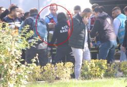 Narin'in babası Arif Güran Ambulans ile hastaneye götürüldü