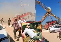 Vinç operatörünün öldüğü şantiyede inceleme; ray ve ağırlıklar uygun sabitlenmemiş