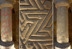 Darüşşifa sütunundaki Latince 'z' motifi, turistlerin ilgisini çekiyor