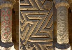 Darüşşifa sütunundaki Latince 'z' motifi, turistlerin ilgisini çekiyor