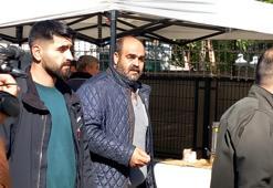 Narin'in babası Arif Güran, taburcu olduktan sonra adliyeye geldi