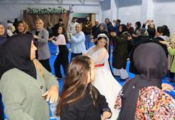 Down sendromlu Esma’nın gelinlik giyme hayalini, spor hocası ve arkadaşları gerçekleştirdi