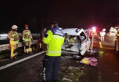 Anadolu Otoyolu'nda 200 metre arayla iki ayrı kazaya 10 araç karıştı: 8 yaralı