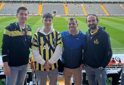 Fenerbahçeli Emir Sözbir, Ülker Stadı'nda yapay kalple maç izleyen ilk taraftar oldu