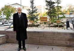 MHP Genel Merkezi önüne 'Biz kardeşiz' ağaçları dikildi