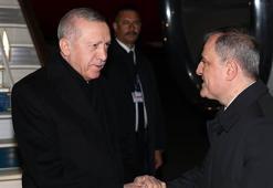 Cumhurbaşkanı Erdoğan, Azerbaycan'ın başkenti Bakü'ye ulaştı